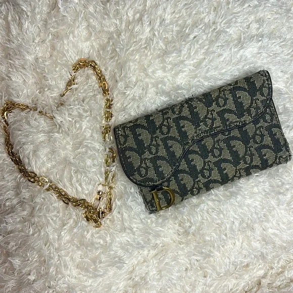 Christian Dior saddle trotter trifold wallet - Picture 3 of 11